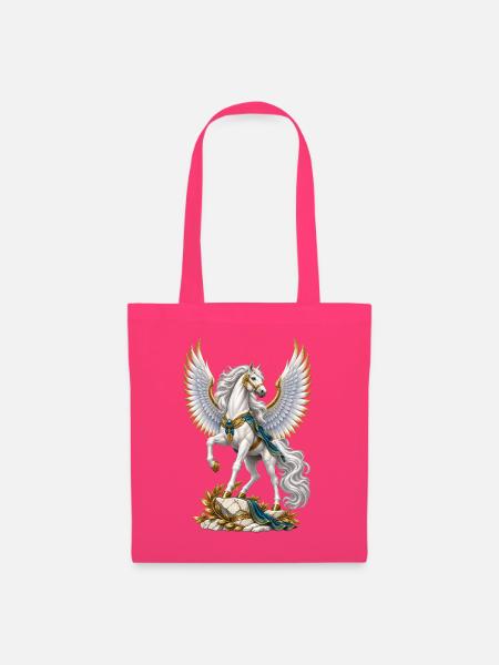 Pegasus mit goldener Szenerie - Stoffbeutel - Azalea