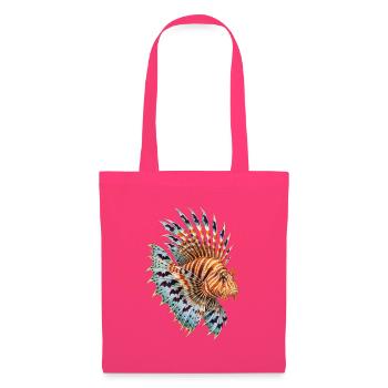 Feuerfisch mit Nachtfächern - Stoffbeutel - Azalea - Vorne
