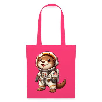Otter Astronaut im Weltraum Cartoon - Stoffbeutel - Azalea - Vorne