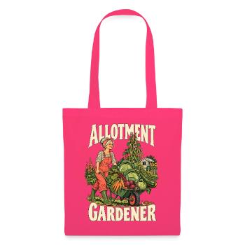 Ein Latzhosen mit einer Schubkarre voller Gemüse - Stoffbeutel - Azalea - Vorne