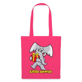 Kleine Überraschung Charlie, der Elefant - Stoffbeutel - Azalea - Vorne