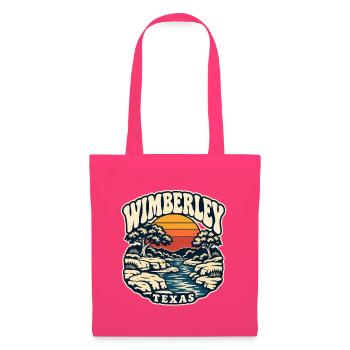 Texas Wimberley Sonnenuntergang Fluss - Stoffbeutel - Azalea - Vorne