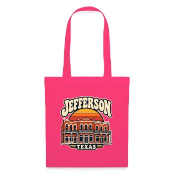 Jefferson Texas Vintage Stadtansicht - Stoffbeutel - Azalea - Vorne