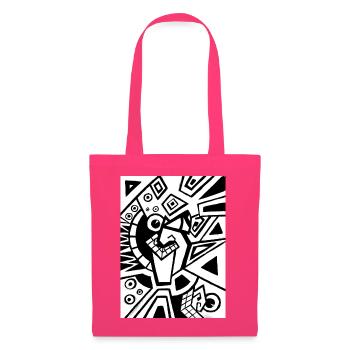 Design Shirt - Art Deco - Jugenstil - Surrealismus - Stoffbeutel - Azalea - Vorne