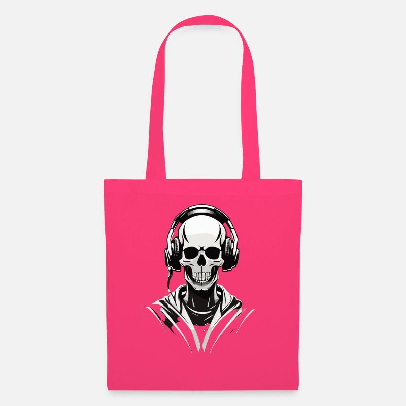 Skelleton DJ direct view - Stoffbeutel - Azalea