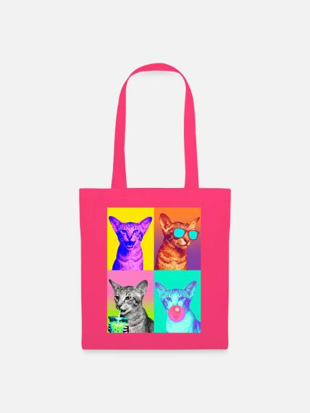 Katzen Orientalisch Kurzhaar Katze - Stoffbeutel - Azalea