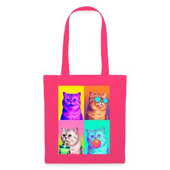 Katzen Perser Katze - Stoffbeutel - Azalea - Vorne