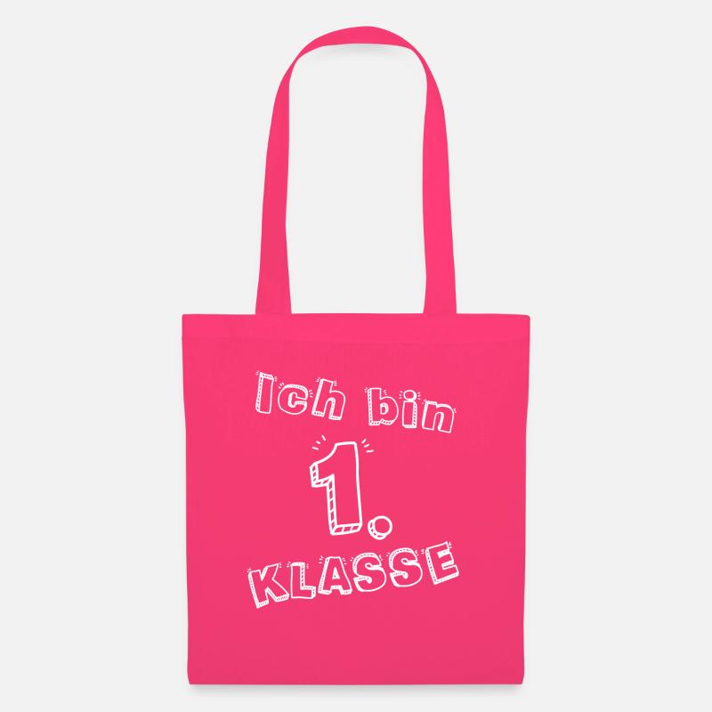 Einschulung Ich Bin 1. Klasse Schulanfänger - Stoffbeutel - Azalea