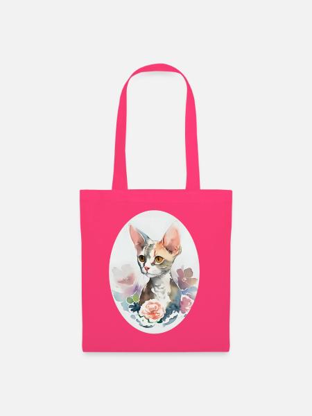 Devon Rex - Stoffbeutel - Azalea