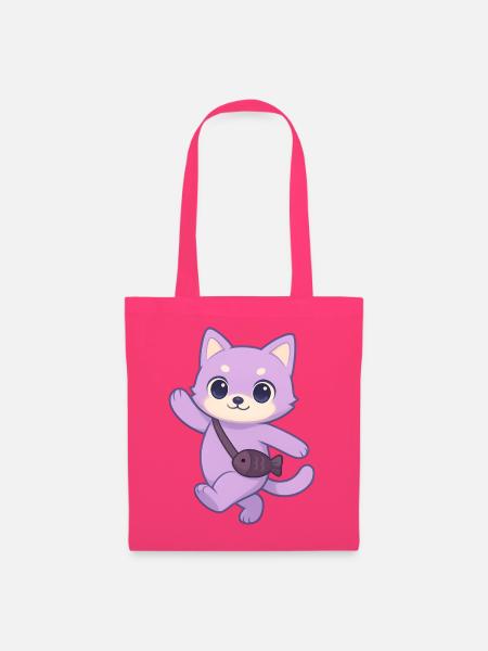 Süße Katze - Stoffbeutel - Azalea