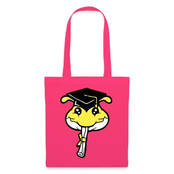Caterpillar High School Graduation Passed College Worm - Tote Bag - azalea - Front