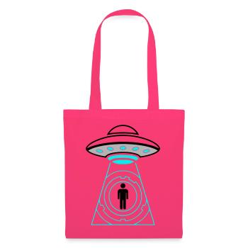 Vecteur d’enlèvement par OVNI Me Téléporter - Sac en tissu - rose azalée - Devant