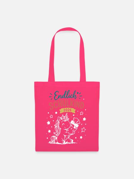 Endlich Schulkind 2026 - Stoffbeutel - Azalea