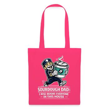 Sourdough Dad Geht Immer Als Erster Auf - Stoffbeutel - Azalea - Vorne