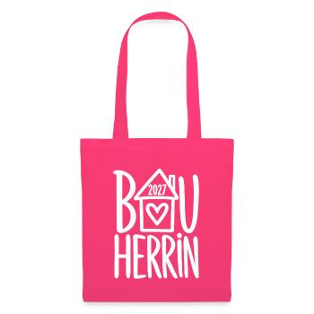 Bauherrin 2027 - Stoffbeutel - Azalea - Vorne