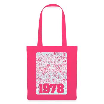 Zahl 1978 - Stoffbeutel - Azalea - Vorne