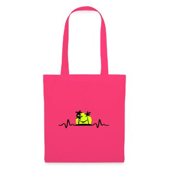 Holiday, Hammock, beach, relaxed hearbeat - Tote Bag - azalea - Front