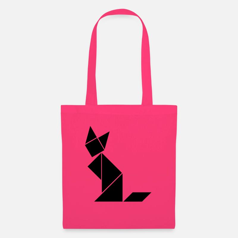 Tangram Katze - Stoffbeutel - Azalea