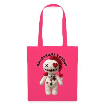 Amigurumi-Voodoo-Puppe mit Herz - Stoffbeutel - Azalea - Vorne