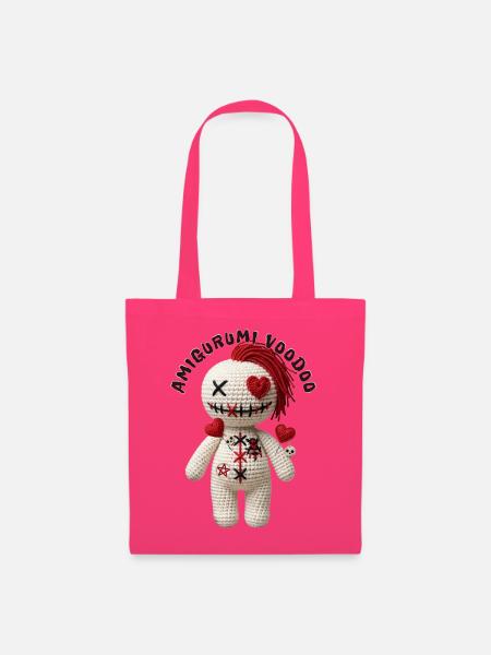 Amigurumi-Voodoo-Puppe mit Herz - Stoffbeutel - Azalea