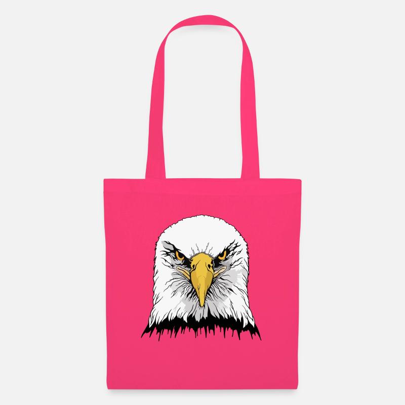 Eagle head - Tote Bag - azalea