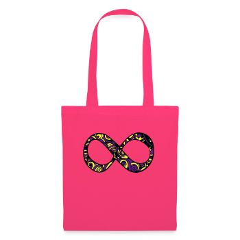 Liebe von der Sonne Traum vom Mond Boho Geschenk - Stoffbeutel - Azalea - Vorne