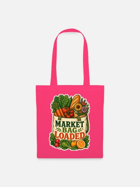 MARKET BAG LOADED - Stoffbeutel - Azalea