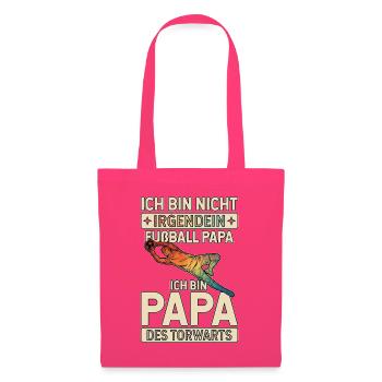 Fußball Papa Des Torwarts - Stoffbeutel - Azalea - Vorne