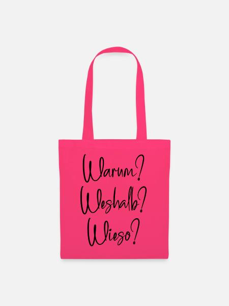 Warum? Weshalb? Wieso? - Stoffbeutel - Azalea