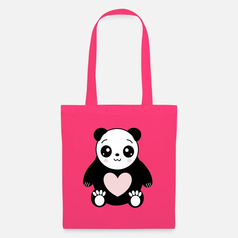 Herz Pandabär Valentinstag Geschenke Valentinstag - Stoffbeutel - Azalea