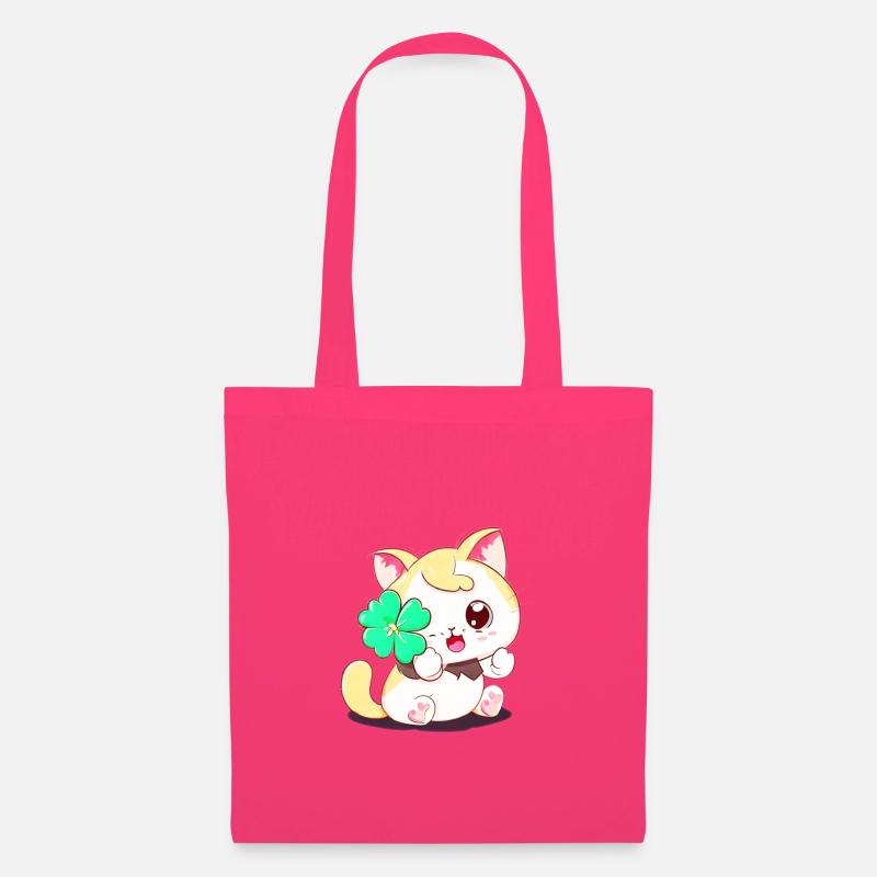 Klee-Katzen - Stoffbeutel - Azalea