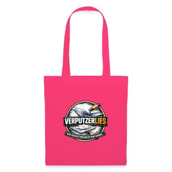 VerputzerLies Plasterer Badge - Stoffbeutel - Azalea - Vorne