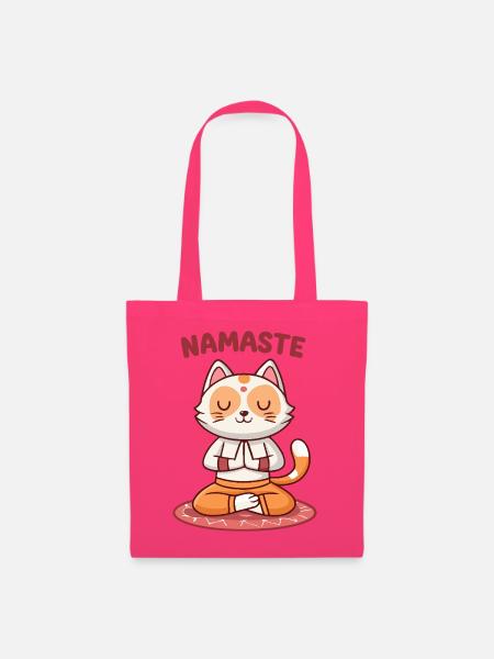 Namaste Chat Zen - Stoffbeutel - Azalea