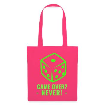 GAME OVER? - NEVER! - Stoffbeutel - Azalea - Vorne
