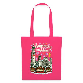 Augsburg im Advent Perlachturm - Stoffbeutel - Azalea - Vorne