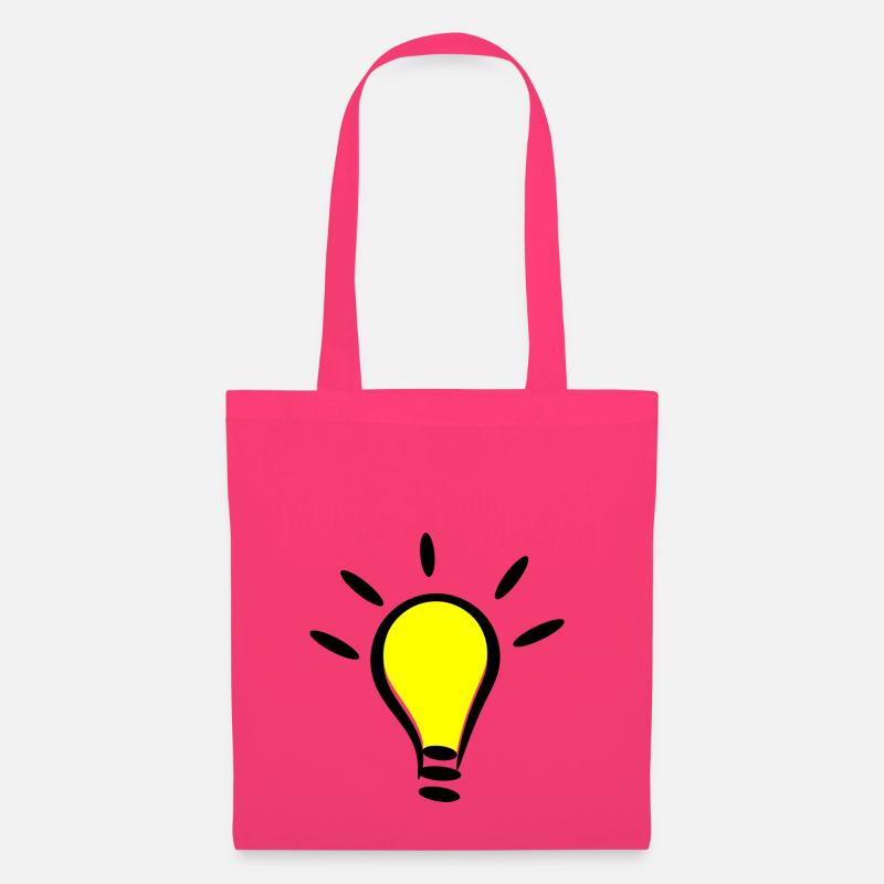 Glühbirne Licht an Idee Geschenk Idee - Stoffbeutel - Azalea