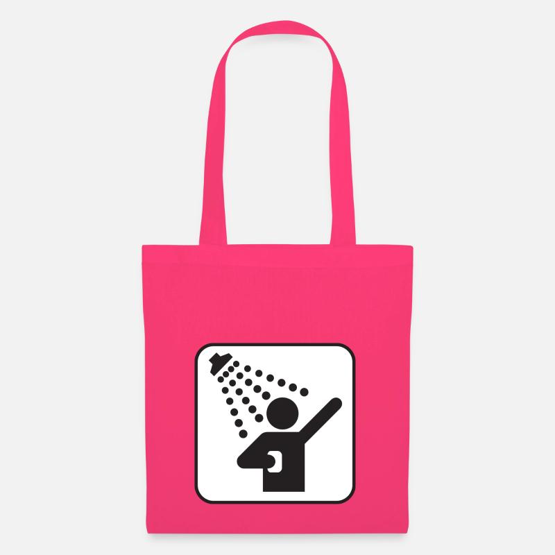 douche - Sac en tissu - rose azalée