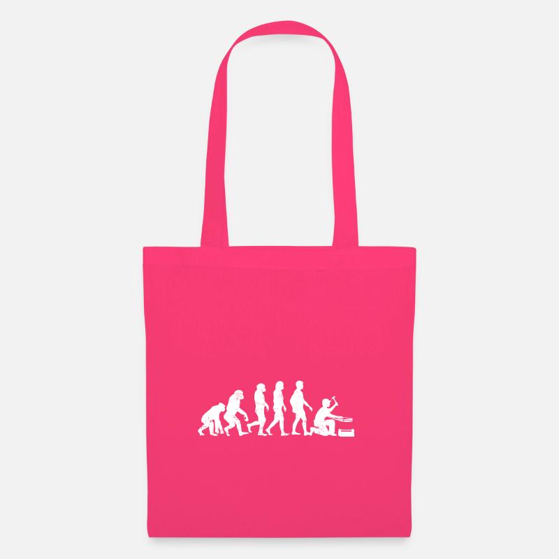 Zimmermann evolution geschenk beruf handwerker - Stoffbeutel - Azalea