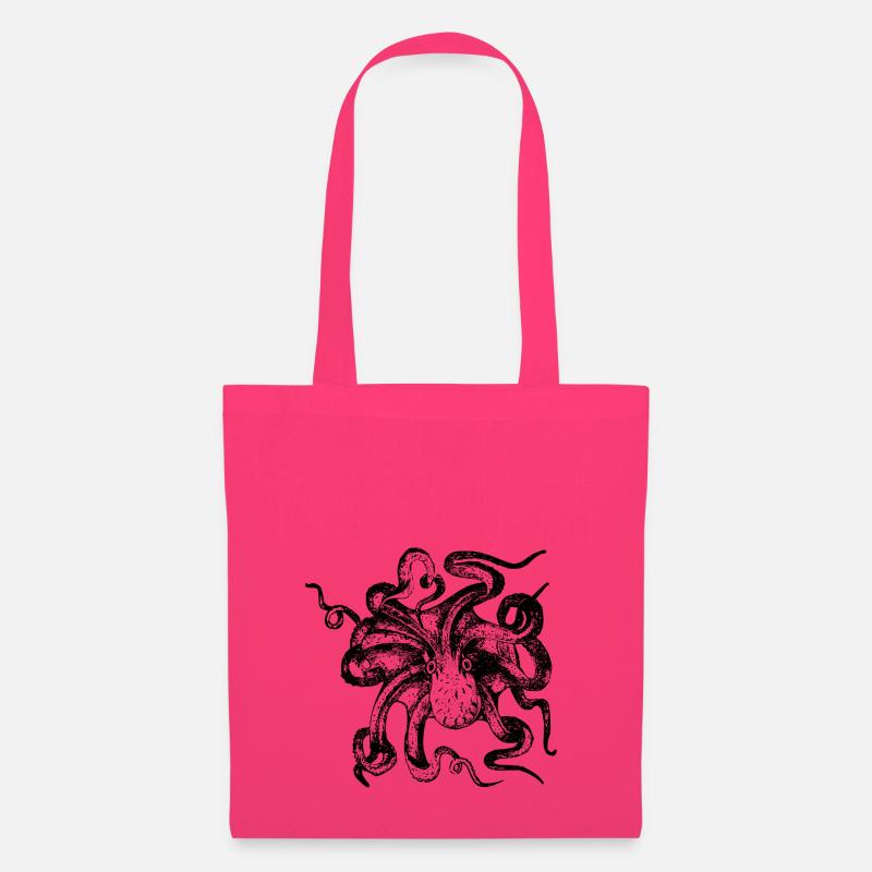 Oktopus - Stoffbeutel - Azalea
