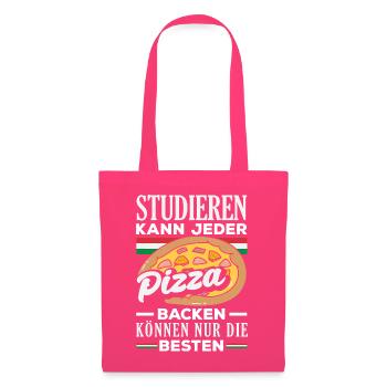 Pizza Backen Können Nur Die Besten - Stoffbeutel - Azalea - Vorne