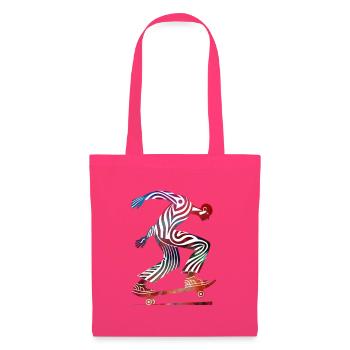Tribal Skateboard Colorful - Stoffbeutel - Azalea - Vorne