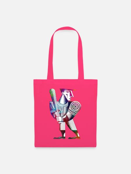 Baseballspieler - Stoffbeutel - Azalea