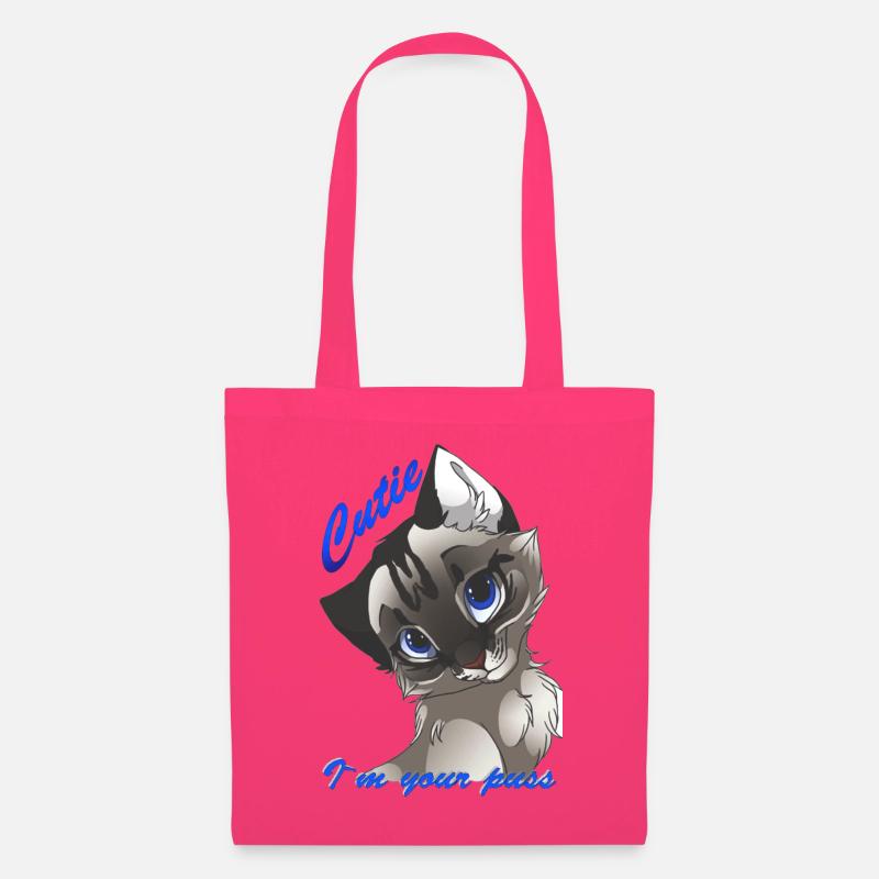 Katze - Stoffbeutel - Azalea