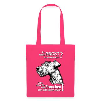 Angst vor Irish Terrier? Frauchen - Stoffbeutel - Azalea - Vorne