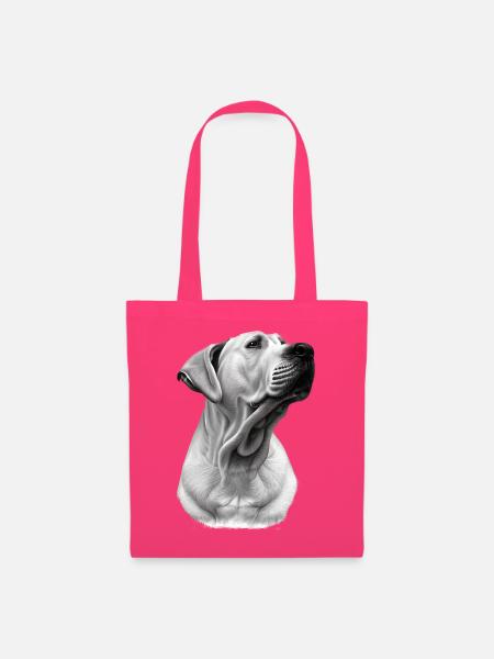 Dogo Argentino - Stoffbeutel - Azalea