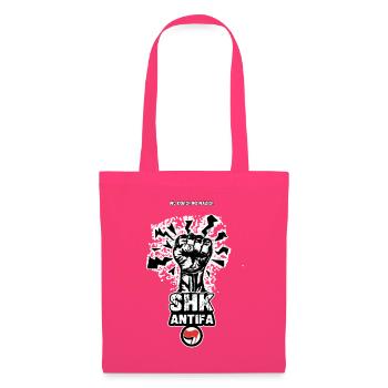 SHK Antifa – No Cops! No Nazis! (dunkel) - Stoffbeutel - Azalea - Vorne