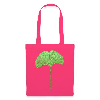Gingko Blatt - Stoffbeutel - Azalea - Vorne
