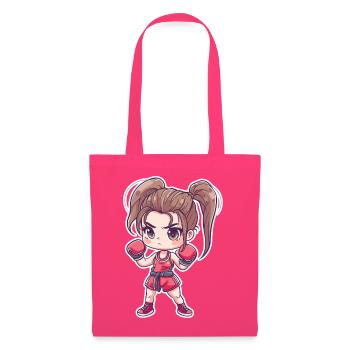 Kleine Kickboxerin Anime Look - Stoffbeutel - Azalea - Vorne