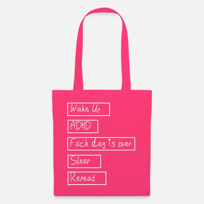 ADHD daily Routine / ADHS - Tote Bag - azalea