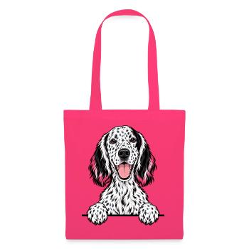 Englischer Setter - Stoffbeutel - Azalea - Vorne